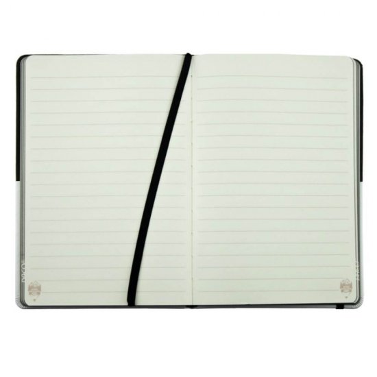 Agenda Dictando Nedatata DACO, 160 File, 14.2x21 cm, Format A5, 70 g/m², Imitatie de Piele/Textil, Alb/Negru, Agenda Nedatata, Agende Birou cu 160 de Foi, Agenda Office cu 160 File, Agende Office de Birou cu 160 File, Agenda Simpla de Birou