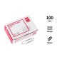 Cutie 100 Agrafe de Birou DELI Essential, Crom, 50 mm, Agrafe pentru Hartie, Agrafe Hartie, Agrafe pentru Documente, Agrafe pentru Foi de Hartie, Agrafe Coli de Hartie, Agrafe de Birou, Agrafe Birou pentru Hartie, Agrafe Hartie pentru Birou