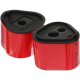 Ascutitoare Tripla cu Container Faber-Castell Grip 2001, Rosie, Ascutitori, Faber-Castell Ascutitori, Faber-Castell Grip 2001 Ascutitoare Creioane, Ascutitori Plastic pentru Scoala, Ascutitori Scoala, Ascutitori Creioane, Ascutitoare de Birou