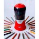 Ascutitoare Dubla Electrica Daco, 220V, cu Container, pentru Creioane 6.5/11 mm, Plastic, Rosie, Functie Auto Stop, Ascutitoare Dubla Electrica Creioane, Ascutitoare Electrica cu Container, Ascutitoare Scolara Electrica