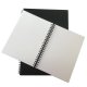 Bloc Schite A3 Daco, 80 File, 100 g/m², Bloc Hartie Legata cu Spira, Bloc de Schite cu Coperta, Hartii pentru Schite Daco, Bloc de Desen cu Spirala, Hartie pentru Carbune Grafit Creion sau Creta Cerata, Bloc Hartie Alba cu Coperta Groasa