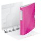 Caiet Mecanic A4 Leitz Soft Click, 4 Inele, Cotor 52 mm, Roz Metalizat, Caiete Mecanice, Caiet Mecanic Prezentari, Biblioraft Mecanic, Biblioraft Organizare, Bibliorafturi Mecanice, Bibliorafturi Documente, Bibliorafturi Organizare, Caiet Tip Biblioraft