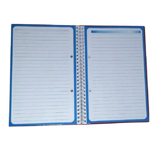Caiet European Book A4 de Roz cu Dublu Spira Dictando, 80 File, Coperta Policromie Roz, Caiet Spiralat de Romana, Caiet Tip Agenda
