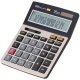 Calculator de Birou Deli 1671C, 14 Digits, Gri/Negru, Alimentare Dubla, Calculator Birou, Calculator de Birou, Calculatir Birou 14 Digits, Calculator Birou cu Verificare si Corectie, Calculator Birou Deli 