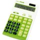 Calculator de Birou MILAN, 12 Digits, 170x105x20 mm, Alimentare Duala, Corp din Plastic Alb/Verde, Calculatoare Birou, Calculator 12 Digits, Calculator Buzunar, Calculator de Birou MILAN, Calculatoare Buzunar, Calculator Portabil