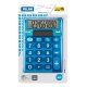 Calculator de Birou MILAN Look, 10 Digits, 145x106x21 mm, Alimentare Solara, Corp Albastru din Plastic, Calculatoare Birou, Calculator 10 Digits, Calculator Buzunar, Calculator de Birou MILAN, Calculatoare Buzunar, Calculator Portabil