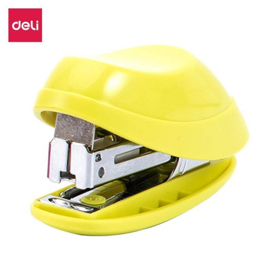 Capsator pentru Hartie Deli E0220, Galben, Capse 24/6 si 26/6, Capacitate Capsare 15 Coli, Capsator De Hartie, Capsator Hartie, Capsator Hartie Deli, Capsator Acte, Capsator Birou, Capsator Capse, Capsator Capse Hartie 