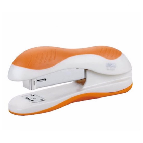 Capsator pentru Hartie Deli E0327, Alb/Portocaliu, Capse 24/6 si 26/6, Capacitate Capsare 20 Coli, Capsator De Hartie, Capsator Hartie, Capsator Hartie Deli, Capsator Acte, Capsator Birou, Capsator Capse, Capsator Capse Hartie 