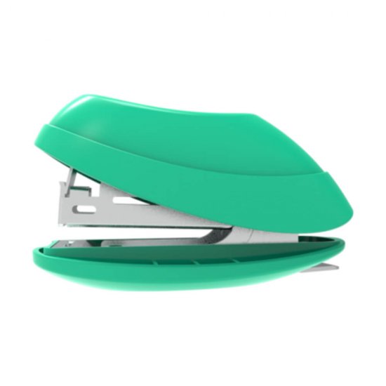 Capsator Pentru Hartie si Capse #10/1000 Buc DELI, Corp Plastic, 25 mm, Capacitate Capsare 12 Coli, Verde, Capsator pentru Scoala, Set Capsator cu Capse, Capsator din Plastic, Capsator pentru Coli, Capsator pentru Foi Hartie, Capsator si Capse Hartie