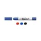 Carioci Piele CARIOCA, 3 Culori, Model Carnaval, Culori Rosu/Albastru/Negru, Carioci pentru Piele, Culori Desenat pe Piele, Culori Desen pe Piele, Carioci Pictat pe Fata, Vopsea pentru Desene pe Fata, Carioci Picturi pe Fata, Carioci Make-Up