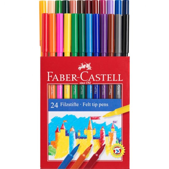 Set 24 Carioci Lavabile Faber-Castell, Diverse Culori, Faber-Castell Carioci Lavabile, Carioci, Set Carioci, Carioci pe Baza de Apa, Carioci Scoala, Set Carioci Scoala, Carioci Lavabile pentru Scris si Desenat Set 24 Carioci Lavabile Faber-Castell, Diverse Culori, Faber-Castell Carioci Lavabile, Carioci, Set Carioci, Carioci pe Baza de Apa, Carioci Scoala, Set Carioci Scoala, Carioci Lavabile pentru Scris si Desenat