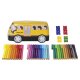 Set 33 Carioci Colorate Faber-Castell Autobuz Connector Cu Clip Prindere, Carioca Pentru Copii, Carioca De Colorat, Carioci Pentru Copii, Carioci Pentru Colorat, Carioci Colorate Pentru Desenat, Carioci Faber-castell