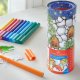 Set 18 Carioci Colorate Faber-Castell Castel Connector Cu Clip Prindere, Carioca Pentru Copii, Carioca De Colorat, Carioci Pentru Copii, Carioci Pentru Colorat, Carioci Colorate Pentru Desenat, Carioci Faber-castell
