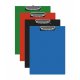 Clipboard Q-CONNECT A5 Simplu, 138x216 mm, Carton Plastifiat, Clip de Prindere Metalic, Capaciatate 50 Coli, Culoare Neagra, Clipboarduri Simple, Accesorii Documente, Articole Birou, Suporturi de Scris