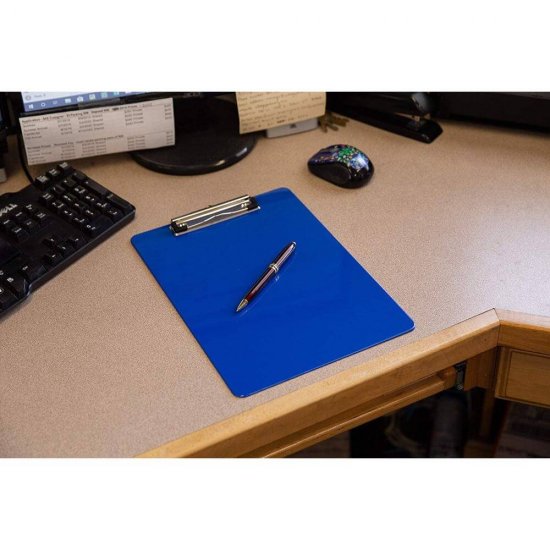 Clipboard Simplu A4 Deli Start, Material Plastic si Carton Albastru, Clipboarduri Simple, Clipboard Documente, Accesorii Documente, Suport de Scris, Clipboard pentru Documente, Clipboard Simplu, Clipboard Prezentare