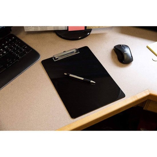 Clipboard Simplu A4 Deli Start, Material Plastic si Carton Negru, Clipboarduri Simple, Clipboard Documente, Accesorii Documente, Suport de Scris, Clipboard pentru Documente, Clipboard Simplu, Clipboard Prezentare