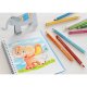 Set 10 Creioane Colorate Faber-Castell Jumbo, Triunghiulare, cu Ascutitoare Inclusa, Set Creioane Colorate si Ascutitoare, Set Creioane Colorate cu Ascutitoare, Creioane Faber Castell Jumbo, Creioane Colorate Jumbo, Creioane Colorate Corp Colorat