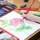 Set 24 Creioane Colorate Acuarelabile Faber-Castell, Hexagonale, Pensula Inclusa, Set Creioane Acuarelabile Faber Castell, Set Creioane Acuarela Faber Castell, Set Creioane Colorate Acuarela Faber Castell, Creioane pe Baza de Apa