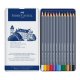 Set 12 Creioane Colorate Acuarela Faber-Castell Goldfaber Aqua, Diverse Culori, Creioane Acuarela Faber Castell Goldfaber Aqua, Creioane Colorate, Creioane Set, Set Creioane Colorate, Creion Colorat, Creioane Scoala, Creioane Acuarela pentru Desen