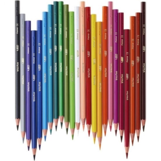Creioane Colorate BIC Evolution, 144 Buc/Set, Culori Asortate, Creioane de Colorat, Creioane Colorate Copii, Set Creioane de Colorat, Creioane Colorate pentru Scoala, Set Creioane de Colorat BIC Evolution