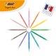 Creioane Cerate Plastifiate BIC Turn&Colour, 12 Buc/Set, Culori Asortate, Creioane Plastifiate BIC, Creion de Colorat, Creioane Cerate BIC pentru Copii, Set 12 Creioane Cerate BIC Turn&Colour, Creion de Ceara Plastifiat pentru Scoala