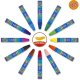 Creioane Pastel BIC, 24 Buc/Set, Culori Asortate, Creion Pastel BIC pentru Copii, Set 24 Creioane de Colorat Pastelate BIC, Creioane Pastel pentru Scoala BIC, Creioane de Colorat Pastel, Creioane Pastel pentru Copii