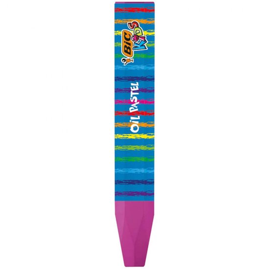 Creioane Pastel BIC, 24 Buc/Set, Culori Asortate, Creion Pastel BIC pentru Copii, Set 24 Creioane de Colorat Pastelate BIC, Creioane Pastel pentru Scoala BIC, Creioane de Colorat Pastel, Creioane Pastel pentru Copii
