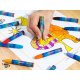 Creioane Pastel BIC, 24 Buc/Set, Culori Asortate, Creion Pastel BIC pentru Copii, Set 24 Creioane de Colorat Pastelate BIC, Creioane Pastel pentru Scoala BIC, Creioane de Colorat Pastel, Creioane Pastel pentru Copii