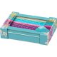Set Cadou 20 Creioane Colorate Sparkle si Ascutitoare Sleeve Faber-Castell, Diverse Culori, Creioane Colorate Set, Creioane Colorate Faber-Castell, Set Creioane Colorate, Set Cadou de Creioane Colorate, Seturi Cadou Creioane Colorate