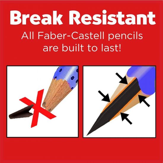Creion Grafit 2B Faber-Castell Grip 2001, Albastru, Creion Faber Castell, Creion Grafit Faber Castell, Creion 2B Faber Castell, Creion Faber Castell Grip 2001, Creioane Faber Castell, Creioane Grafit Faber Castell, Creioane 2B Faber Castell