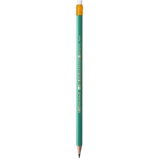 Creion Grafit BIC Eco Evolution 655, 12 Buc/Set, Mina HB, Creion BIC Evolution 655, Creioane HB, Creioane Grafit, Set Creioane Grafit, Creioane Grafit Desen, Creioane Desen, Creion Grafit fara Lemn, Creioane cu Guma