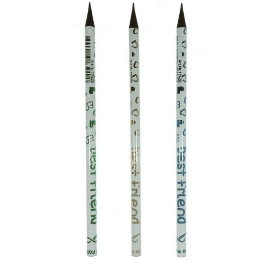 Set 72 Creioane Grafit Fatih Best Friend, Mina HB, Corp Rotund de Lemn Negru, Creioane Desen HB, Creioane Grafit HB, Creioane Lemn Negru HB FATIH, Set Creioane Grafit, Creion HB Grafit, Creioane pentru Schite si Grafica, Creioane Desen Tehnic