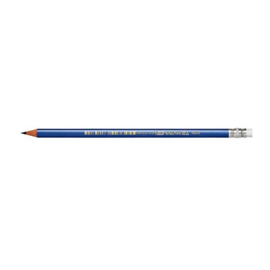 Creion Grafit BIC Evolution Triangle cu Radiera in Capat, 12 Buc/Set, Mina HB, Creion BIC Evolution Triangle cu Radiera in Capat, Creioane HB, Creioane Grafit, Greion Grafit Triunghiular, Set Creioane Grafit, Creioane Desen