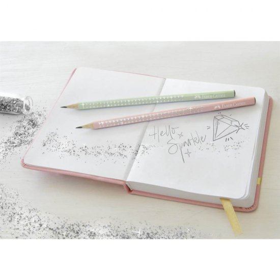 Creion Grafit Sparkle 2019 Faber-Castell, Mina B, Corp Rose, Creioane Grafit, Creioane Faber-Castell, Creion Faber Castell, Creion B, Creion Mina B, Creion Desenat, Creion Schite, Creion pentru Scoala, Creion de Desen, Creion Clasic