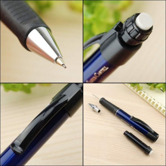 Creion Mecanic Grip Plus 1307 Faber-Castell, Mina 0.7 mm, Albastru, Creioane Mecanice, Creioane Faber-Castell, Creion cu Mina, Creioane cu Mina, Creioane Mina 0.7 mm, Creion Mina 0.7 mm, Creion Tip Mecanic, Creion Faber-Castell, Creion Tip Pix, Creion Pix