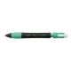 Creion Mecanic MILAN Sway, Mina de 0.5 mm, Radiera Inclusa, Corp Negru/Verde din Plastic si Metal, Creioane Mecanice, Creion Mecanic cu Mina, Creioane Mecanice cu Mina, Creion Mecanic cu Radiera, Creion Mecanic 0.5 mm, Creion Mecanic Mina HB