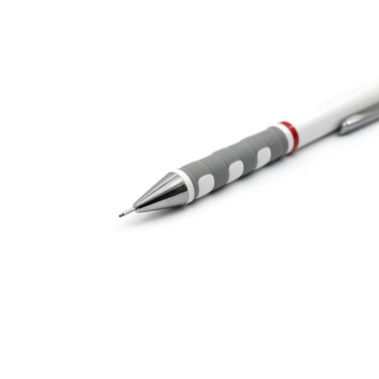 Creion Mecanic ROTRING Tikky III, Mina de 0.5 mm, Alb, Corp din Plastic cu Radiera, Creion Mecanic Alb, Creioane Mecanice, Creion Mecanic Rotring, Creion Mecanic cu Mina, Creioane Mecanice cu Mina, Creion Mecanic 0.5 mm, Creion Mecanic Plastic
