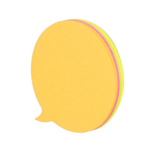 Notite Adezive Deli Stick Up, Portocala, 76x76 mm, 4 Culori Neon, 80 File/Set, Notite Adezive Portocala, Notite Adezive Model Portocala, Notite Adezive Forma Portocala, Notes Adeziv Deli, Notite Adezive Colorate