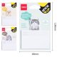 Notite Adezive Deli Stick Up, cu Pisica, 75x84 mm, 25 File/Set, Notite Adeziv cu Pisica, Notite Adezive cu Pisici, Biletele Adezive cu Pisica, Biletele Adezive cu Pisici, Bloc Notes Adeziv cu Pisica