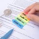 Index Adeziv Plastic, Deli Stick Up, Model “Semneaza Aici”, 44x12 mm, 5 Culori, Indecsi Adezivi in 5 Culori, Indecsi Adezivi in 5 Culori cu Model, Index Plastic cu Adeziv, Evidentiatoare pentru Carti si Caiete, Sticky Note