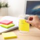 Notite Adezive, Deli Stick Up, 76x76 mm, Culori Neon, 400 Buc/Pachet, Notite Hartie cu Adeziv, Sticky Notite, Cuburi Hartie, Articole pentru Birou