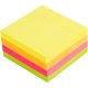 Notite Adezive, Deli Stick Up, 76x76 mm, Culori Neon, 400 Buc/Pachet, Notite Hartie cu Adeziv, Sticky Notite, Cuburi Hartie, Articole pentru Birou