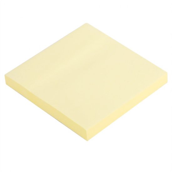 Notite Adezive, Deli Stick Up, 76x76 mm, Galben Pal, 100 Buc/Pachet, Notite Hartie cu Adeziv, Sticky Notite, Cuburi Hartie, Articole pentru Birou