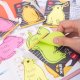 Notite Adezive Deli Stick Up, 25 File/Set, Model Pisica, Verde, 76x76 mm, Notite Adezive Color, Notite Adezive Colorate, Biletele Adezive Color, Bloc Notes Adeziv Color, Notite Autoadeziv Color, Notite Adezive Stick Up, Notite Adezive Color Stick Up