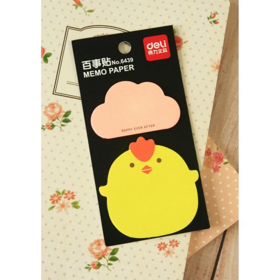 Notite Adezive Deli Stick Up, 40 File/Set, Model Nor si Pui, 76x76 mm, Notite Adezive Color, Notite Adezive Colorate, Biletele Adezive Color, Bloc Notes Adeziv Color, Notite Autoadeziv Color, Notite Adezive Stick Up, Notite Adezive Color Stick Up
