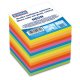 Rezerva Cub Hartie cu Suport DONAU, 9x9x8.5 cm, 800 File/Set, Multicolor, Rezerve Cub Hartie, Bloc Notite, Suport din Plastic pentru Notite, Notite de Hartie Non Adeziva, Post-it din Hartie Non Adeziva,  Accesorii Birou