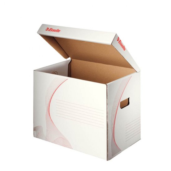 Cutie Depozitare cu Capac Esselte Standard, 398x302x280 mm, Carton, Cutii Arhivare, Cutie de Arhivare, Cutii Biblioraft, Cutii de Arhivare, Cutii Documente, Cutii Depozitare Documente, Cutie Arhivare Documente, Cutii Arhivare Bibliorafturi