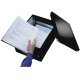 Cutie Depozitare Mica Leitz Click and Store, 220x160x282 mm, Negru, Carton Solid Laminat, Cutie de Depozitare, Cutii de Depozitare, Cutii Mici Depozitare, Cutie Neagra, Cutii Carton, Cutie pentru Depozitare, Cutii pentru Depozitare, Cutii Pliabile