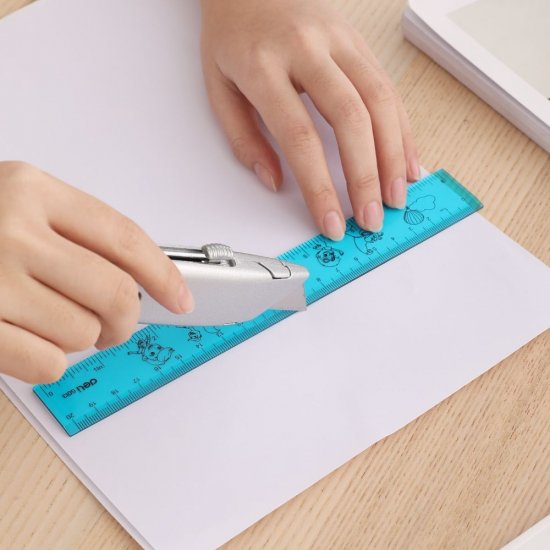 Cutter Utilitar Deli din Aluminiu, Lama Magnetica, Cutter Utilitar, Cutter Utilitar din Aluminiu, Cutter cu Lama Magnetica, Cutter Utilitar din Aluminiu cu Lama Magnetica, Cutter Utilitar Deli, Cutter Utilitar Deli din Aluminiu, Cuttere Profesionale