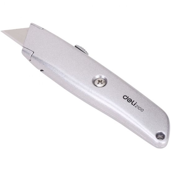 Cutter Utilitar Deli din Aluminiu, Lama Magnetica, Cutter Utilitar, Cutter Utilitar din Aluminiu, Cutter cu Lama Magnetica, Cutter Utilitar din Aluminiu cu Lama Magnetica, Cutter Utilitar Deli, Cutter Utilitar Deli din Aluminiu, Cuttere Profesionale